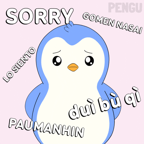 Sorry Forgive Me GIF by Pudgy Penguins