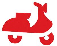 Dj Motorbike Sticker by foodora_cz
