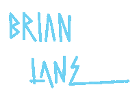 Brian Lane Sticker by The Art Plug