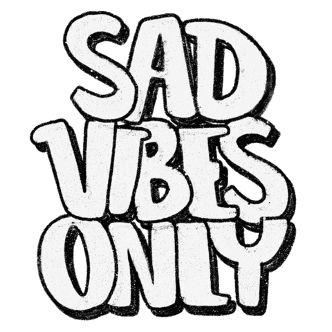 Sad Sticker Sticker by subtlestrokes