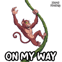 On My Way Running Sticker by VeeFriends