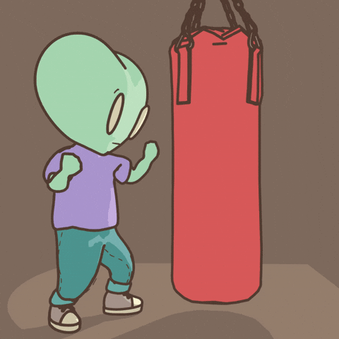 Locked In Fighting GIF by LT3 Creations