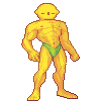 Pixel Character Sticker by Little Lemon Friends NFT