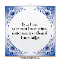 Hoop Verandering Sticker by Tegelspreuken.nl