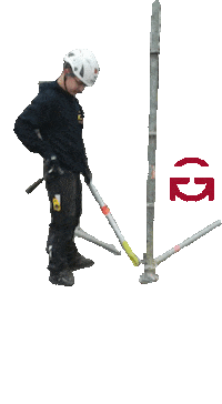 Gerüstbau Sticker by Gemeinhardt Service GmbH