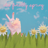 Excited Easter Bunny GIF by Jess