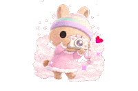 Animal Crossing Pink Sticker
