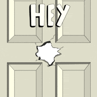 Pop Up Hello GIF by Abster