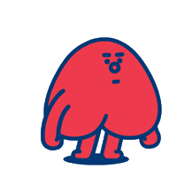 Serious Face Sticker by kyobolife