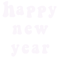 New Year Rainbow Sticker