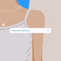 lurasigg girl eating stress anxiety GIF