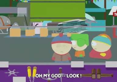 eric cartman weapons GIF by South Park 