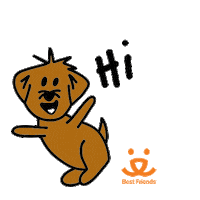 Welcome Home Hello Sticker by Best Friends Animal Society