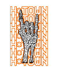 H Town Houston Sticker