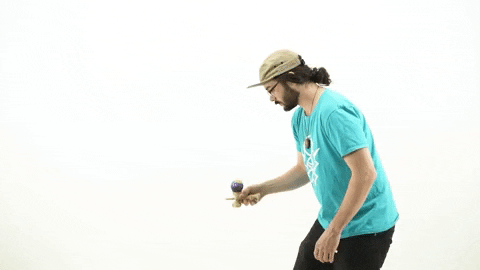 magicdamadude giphygifmaker trick sweets kendama GIF