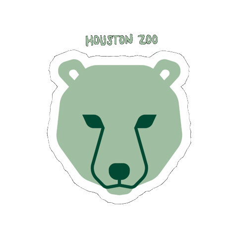 Bear Tiger Sticker by Houston Zoo