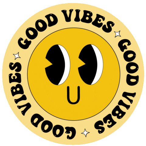 Happy Good Vibes Sticker by storyscope