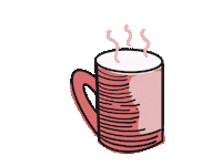Tea Cup Coffee Sticker by Holly at Pivot