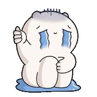 Sad Cry Sticker
