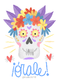 Todos Los Santos Halloween Sticker