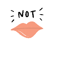 lips no Sticker