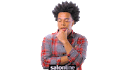black power no Sticker by Salon Line