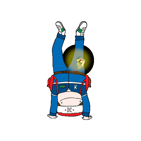 geluidshuis handstand geluidshuis kabouter korsakov Sticker