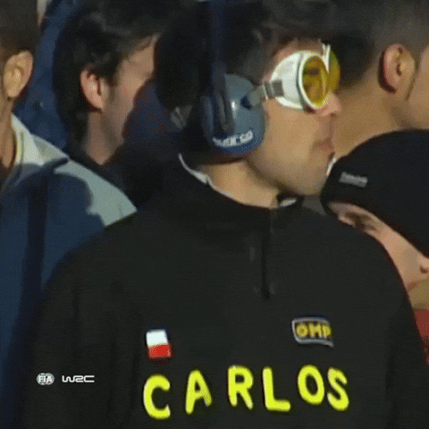 Carlos Sainz Style GIF by FIA World Rally Championship