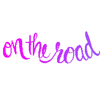 road trip illustration Sticker