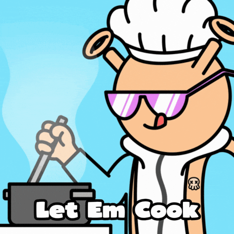 Hold Up Cooking GIF by Quirk Life Studios