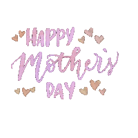 Calligraphybykat hearts calligraphy handwritten mothersday Sticker