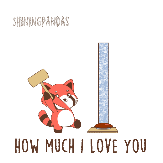 Crushing Hard I Love You Sticker