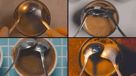 ikawa giphyupload coffee cupping spooning GIF
