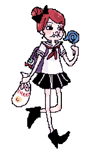 vampirehighschool happy anime halloween video game Sticker