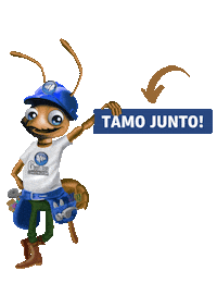 Tamo Junto Ant Sticker by Guia do Construtor