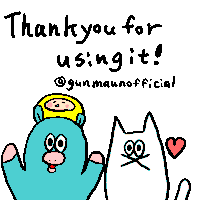 Happy Thank You Very Much Sticker by Gunmaunofficial