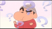 Shinchan anime japan why question GIF