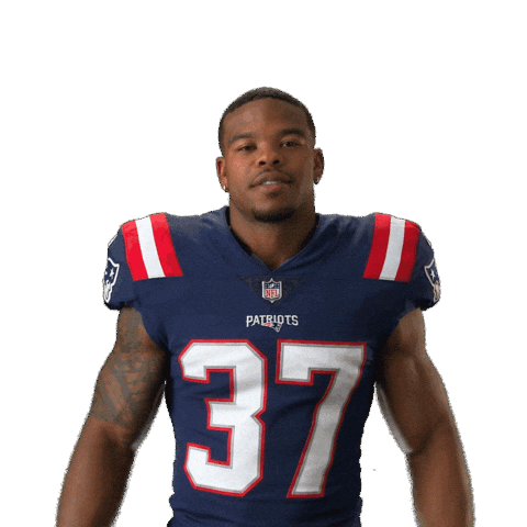 Damien Harris Football Sticker by New England Patriots
