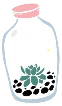 heart plant Sticker by Mimi Velarde