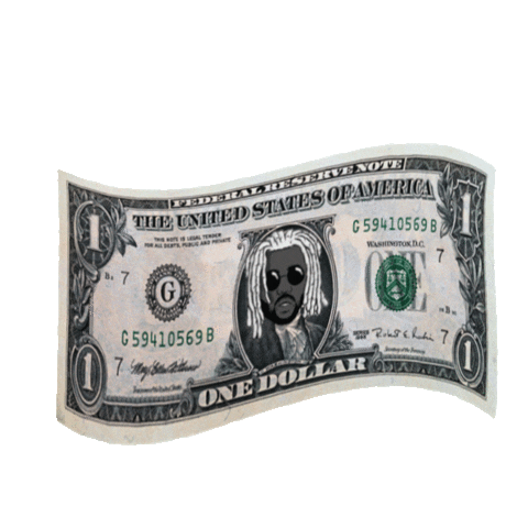 Dollar Billet Sticker by Play Two