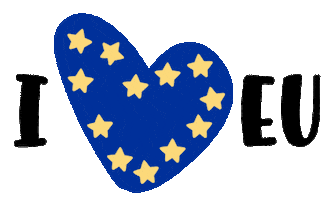 European Union Love Sticker by Livia Farkas @ urban:eve