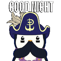 Good Night Sleep Sticker by Pudgy Penguins