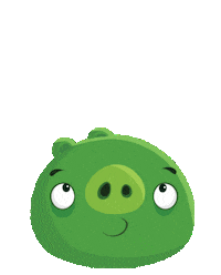 Rovio happy video games pig angry birds Sticker