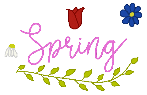 VDesignAndArt giphyupload flower flowers spring Sticker