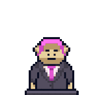 Struggling Donald Trump Sticker by SMOL