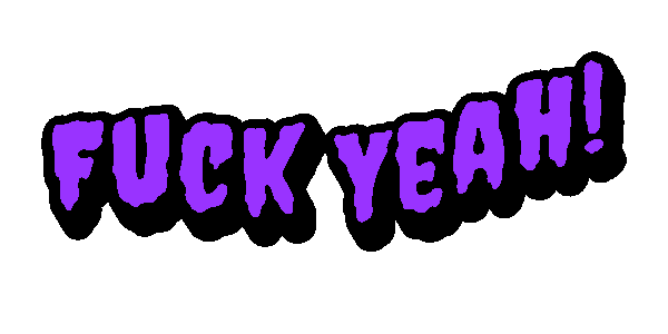 Celebrate Fuck Yeah Sticker by Will Eskridge
