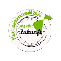 Jungwähltzukunft Sticker by bdkjregensburg