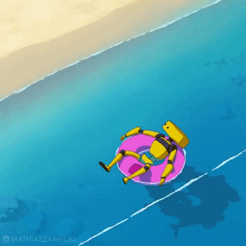 Chill Vacation GIF