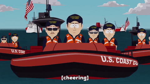 coast guard Patrol GIF by South Park 