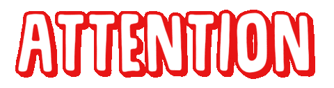 Attention Sticker by Mission Locale Bassin Thiernois